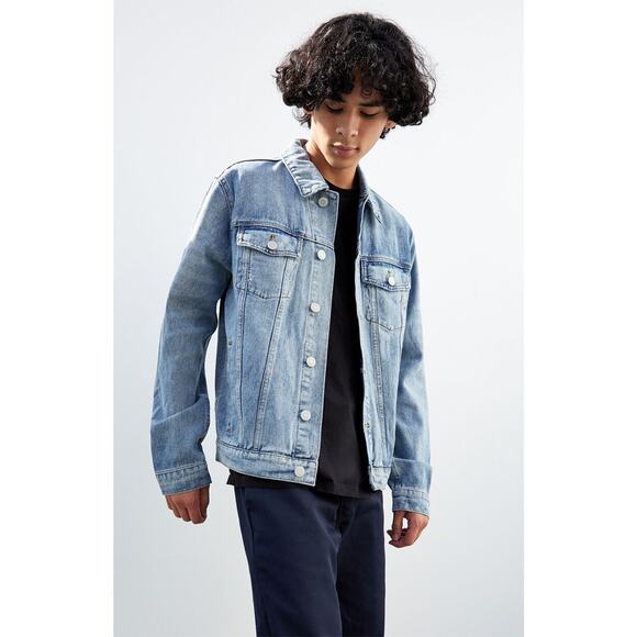PacSun Medium Classic Denim Jacket Size L Mens or Unisesx - Picture 2 of 7